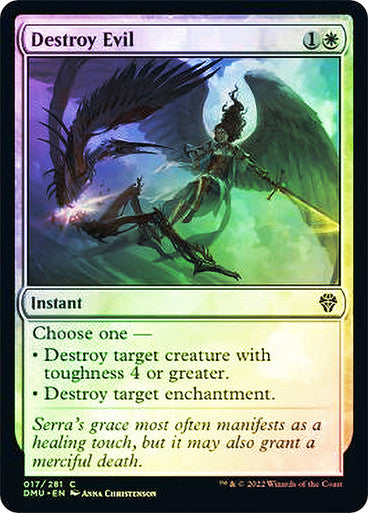 Destroy Evil Foil