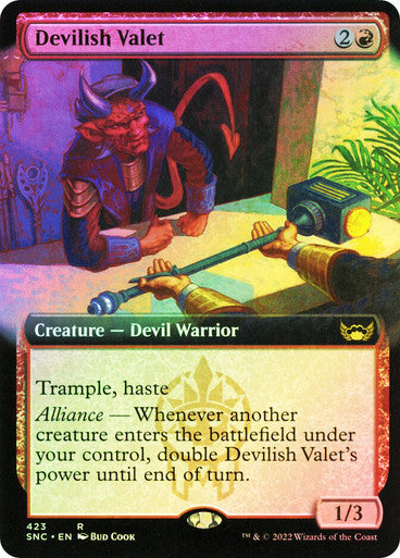 Devilish Valet (Extended Art) Foil