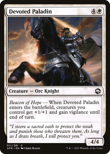 Devoted Paladin (Spanish)