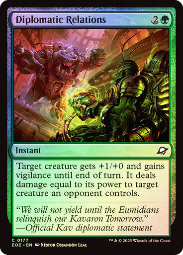 Diplomatic Relations Foil