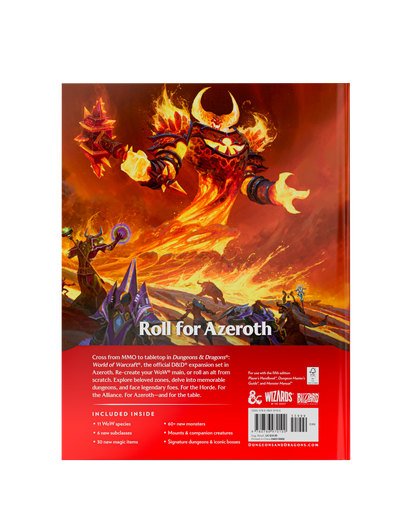 PREVENTA D&D World of Warcraft: Gameplay Expansion