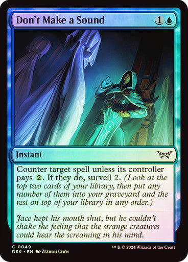 Don't Make a Sound Foil