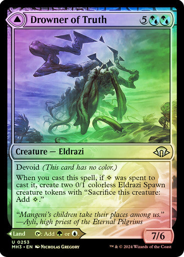 Drowner of Truth // Drowned Jungle Foil