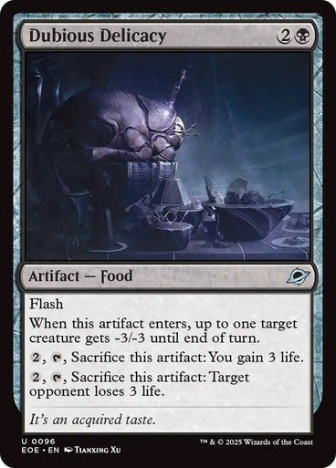 Dubious Delicacy