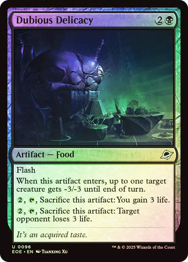Dubious Delicacy Foil
