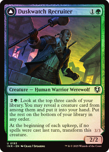 Duskwatch Recruiter // Krallenhorde Howler Foil