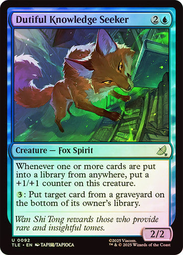 Dutiful Knowledge Seeker Foil
