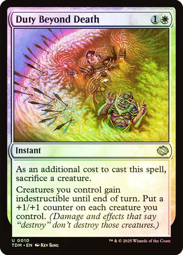 Duty Beyond Death Foil