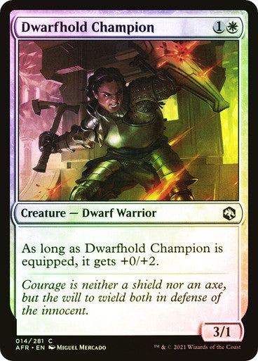 Dwarfhold Champion Foil