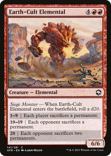 Earth-Cult Elemental (Spanish)