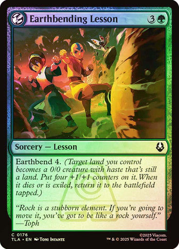 Earthbending Lesson Foil