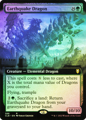 Earthquake Dragon (Extended Art) Foil