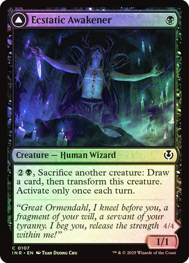 Ecstatic Awakener // Awoken Demon Foil