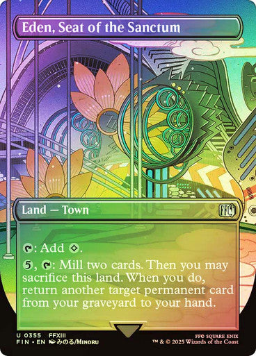Eden, Seat of the Sanctum (Borderless) Foil