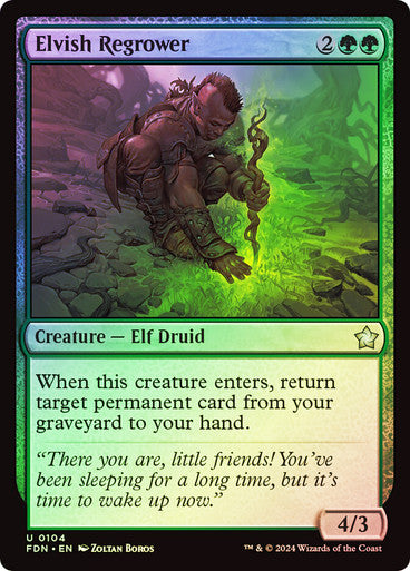 Elvish Regrower Foil