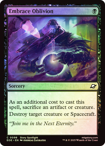 Embrace Oblivion Foil
