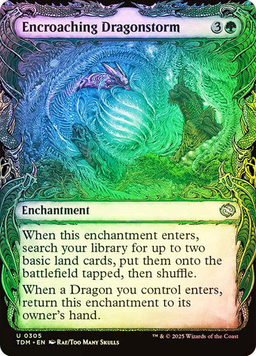 Encroaching Dragonstorm (Showcase) Foil