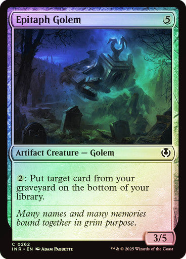 Epitaph Golem Foil