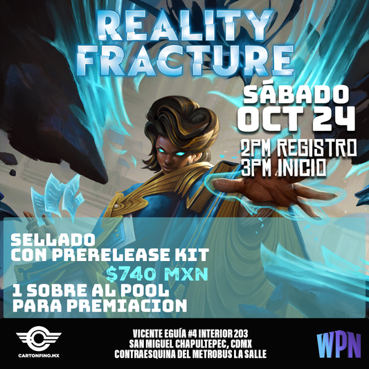 Pase de Evento: Reality Fracture Sellado con Prerelease Kit