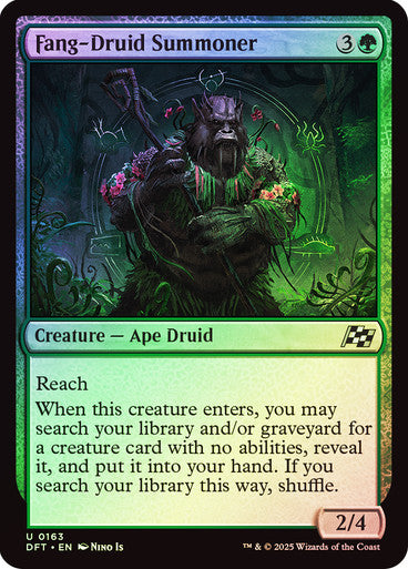 Fang-Druid Summoner Foil