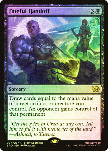 Fateful Handoff Foil