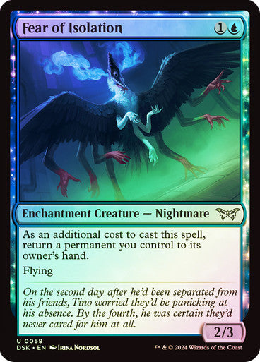 Fear of Isolation Foil
