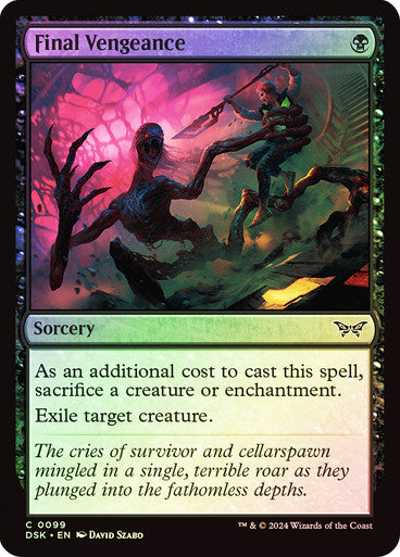 Final Vengeance Foil