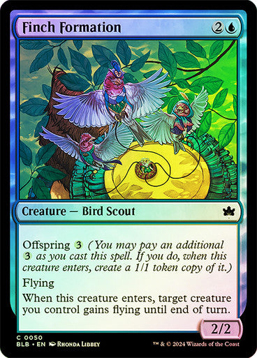Finch Formation Foil