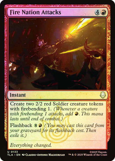 Fire Nation Attacks Foil