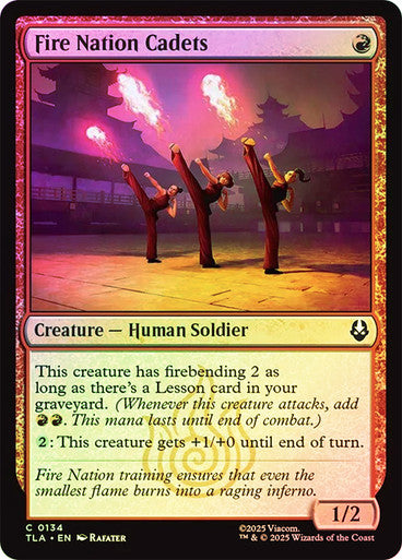 Fire Nation Cadets Foil