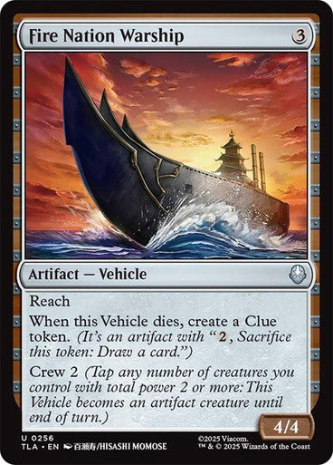 Fire Nation Warship (Spanish)