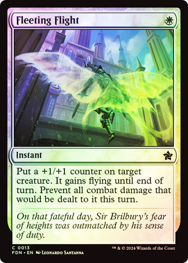 Fleeting Flight Foil