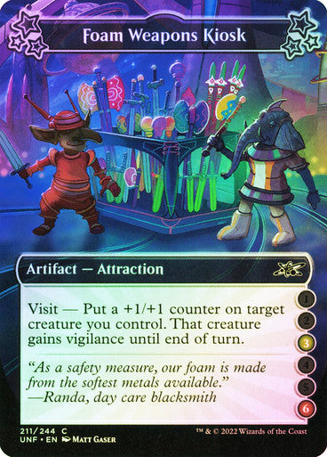 Foam Weapons Kiosk Foil