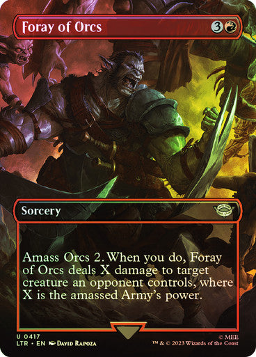 Foray of Orcs (Borderless) Foil
