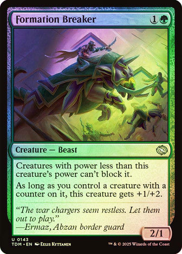 Formation Breaker Foil