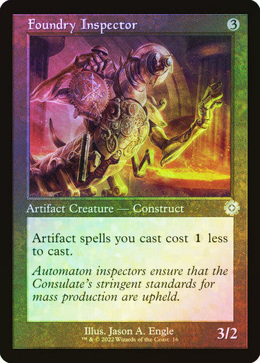 Foundry Inspector (Retro Frame) Foil