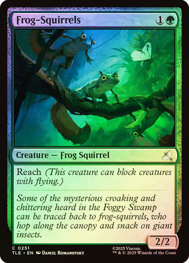 Frog-Squirrels Foil