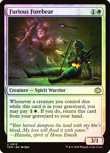 Furious Forebear Foil