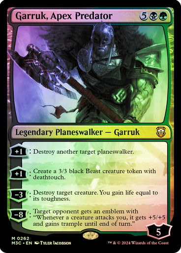 Garruk, Apex Predator Ripple Foil