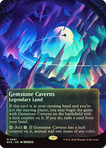Gemstone Caverns (Borderless) Foil