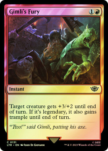 Gimli's Fury Foil