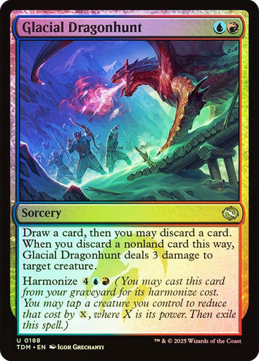 Glacial Dragonhunt Foil