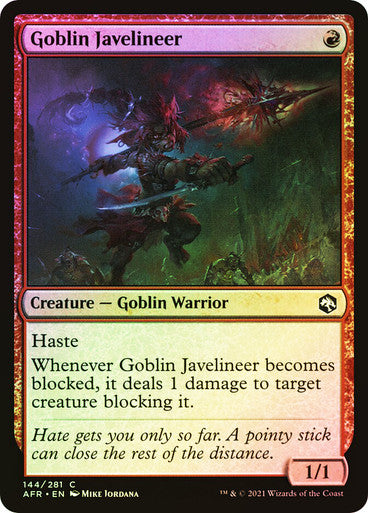 Goblin Javelineer Foil