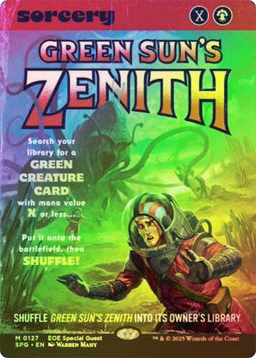 Green Sun's Zenith (Borderless) Foil