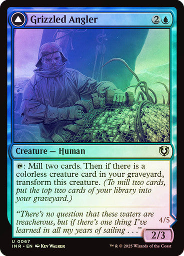 Grizzled Angler // Grisly Anglerfish Foil