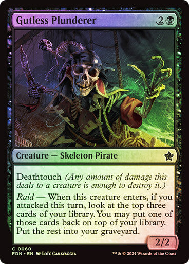 Gutless Plunderer Foil