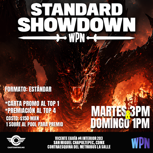 Pase de Evento: Standard Showdown Martes & Domingos
