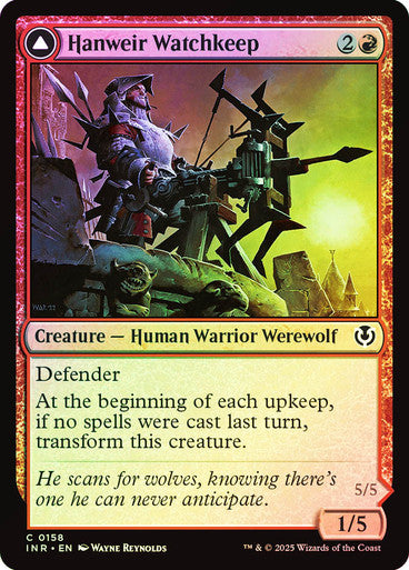 Hanweir Watchkeep // Bane of Hanweir Foil