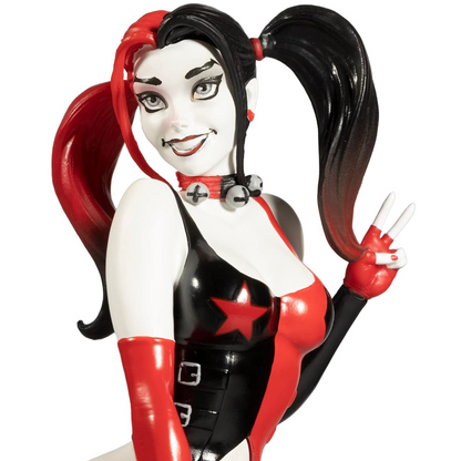 Harley Quinn Red White and Black by J. Scott Campbell