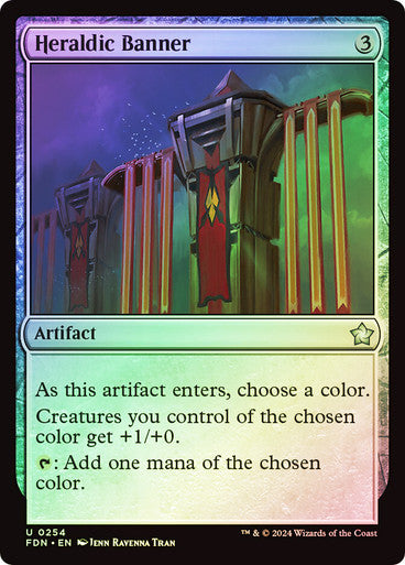 Heraldic Banner Foil